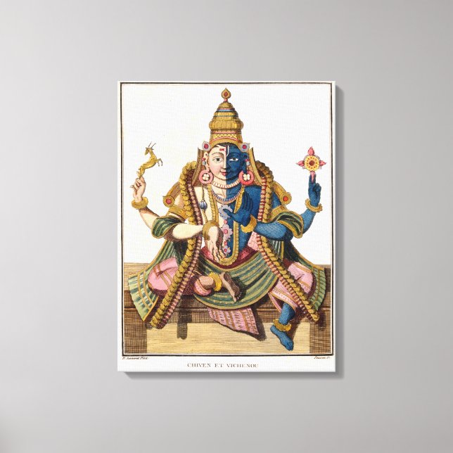 Toile Hari-Hara, de Voyage aux Indes et à la Chine (Recto)