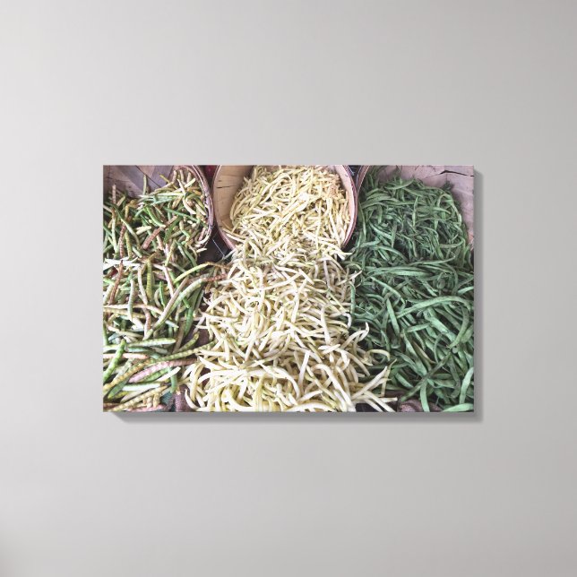 Toile Haricots du jardin (Recto)