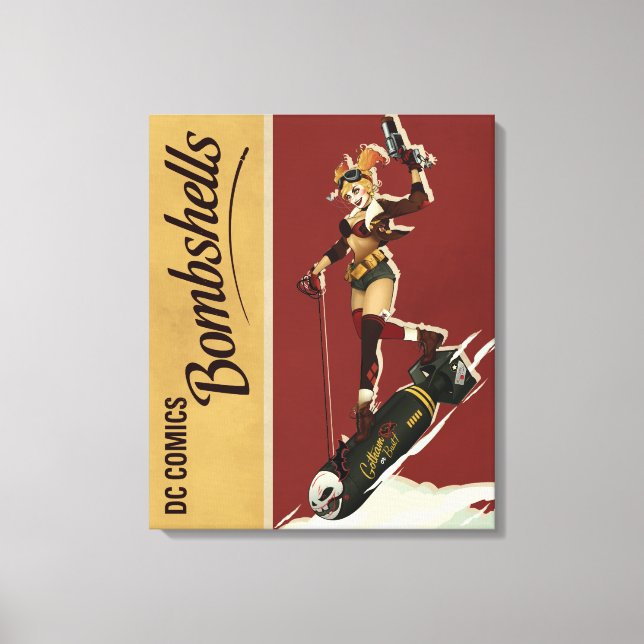 Toile Harley Quinn Bombshells Pinup (Recto)