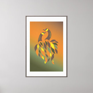 Toile Harmonie d'automne Oiseaux - Feng Shui Art for Lov