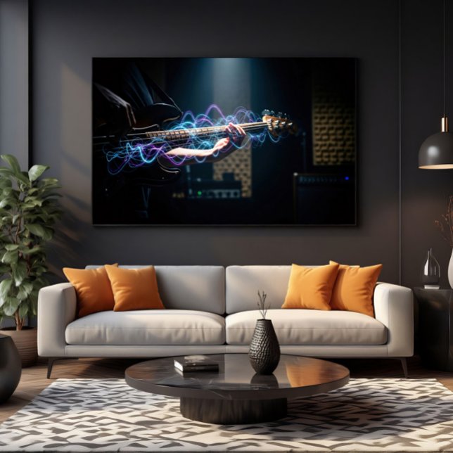 Toile Harmonie Électrique (Créateur téléchargé)