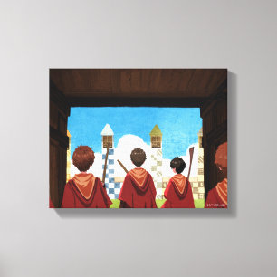 Toile HARRY POTTER™ & GRYFFINDOR™ QUIDDITCH™ Team