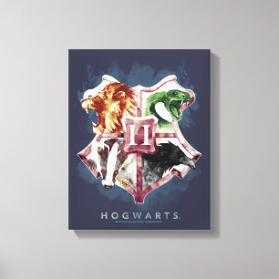 Toile Harry Potter   HOGWARTS™ Crest Aquarelle