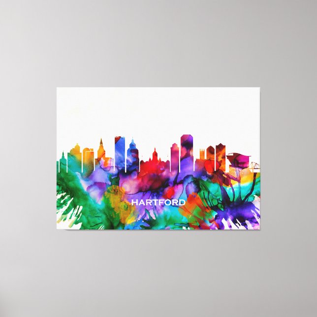 Toile Hartford Skyline (Recto)