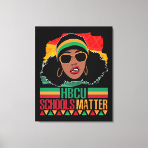 Toile HBCU Matière scolaire Vintage