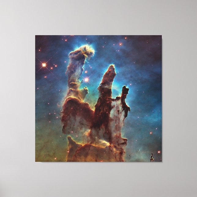 Toile HDR Eagle Nebula Piliers de la Création (Recto)