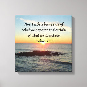 TOILE HÉBREWS 11:1 PHOTO DESIGN