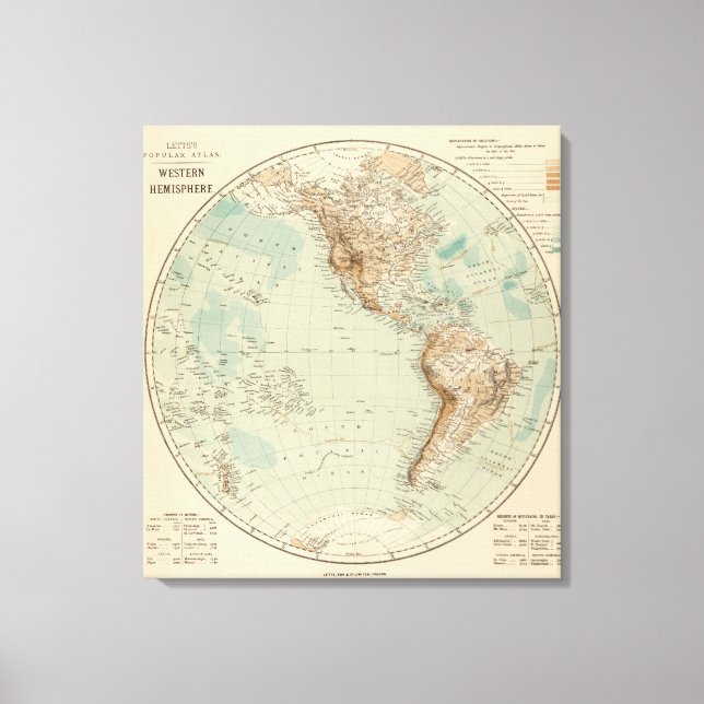 Toile Hémisphère occidental 7 (Recto)
