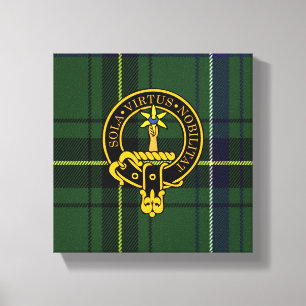Toile Henderson Scottish Crest et Tartan Canvas