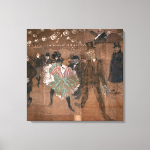 Toile Henri De Toulouse-Lautrec dansant au fard à