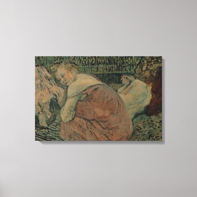 Toile Henri de Toulouse-Lautrec - Deux amis (Recto)