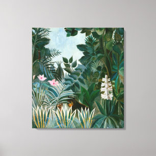 Toile Henri Rousseau - La jungle équatoriale