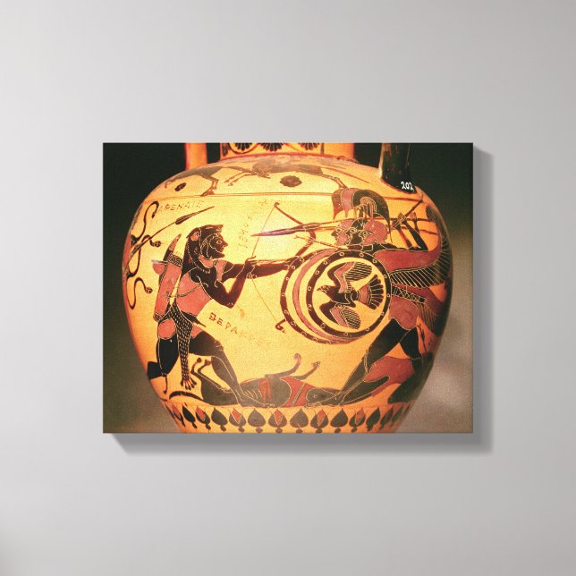 Toile Heracles combattant Geryon (Recto)