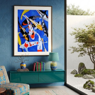 Toile Héritage de la peinture japonaise de carpes koï pa