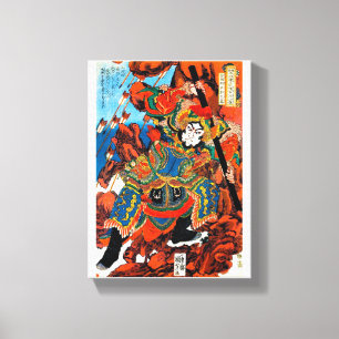 Toile héros cool oriental japonais légendaire l'art samo