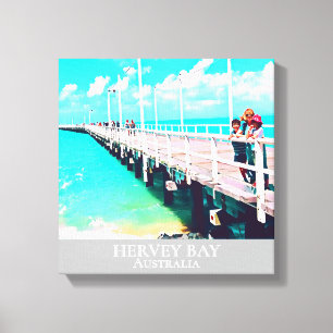 Toile Hervey Bay Queensland Australie imprimé voyage