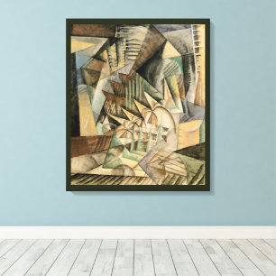 Toile Heure de pointe, New York par Max Weber, Cubisme v