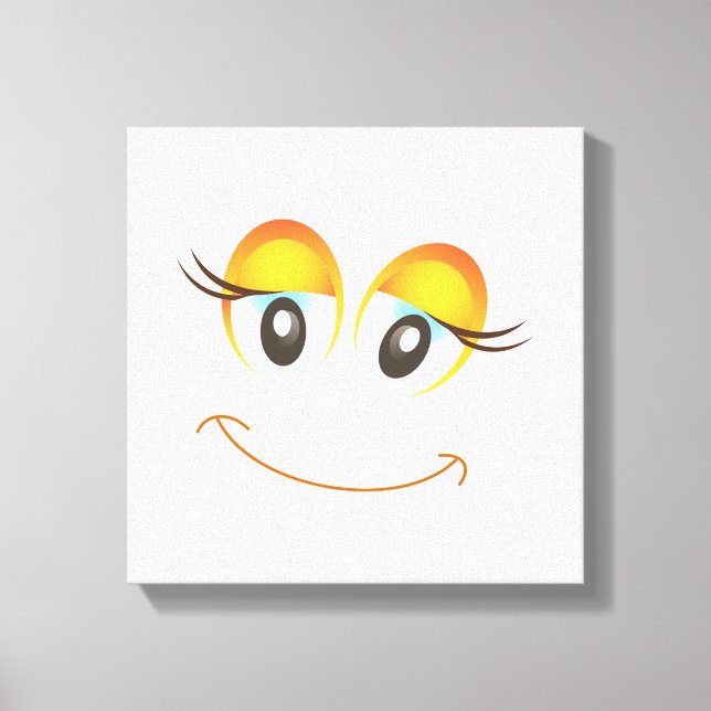 TOILE HEUREUSE FILLE FACE (Recto)