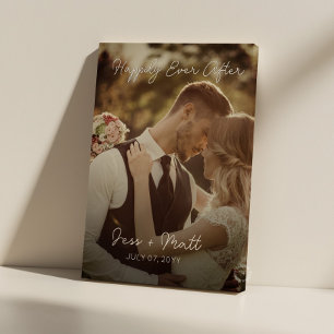 Toile Heureux toujours après la photo Mariage