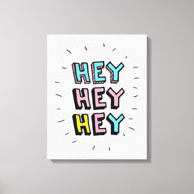 Toile Hey Hey (Recto)