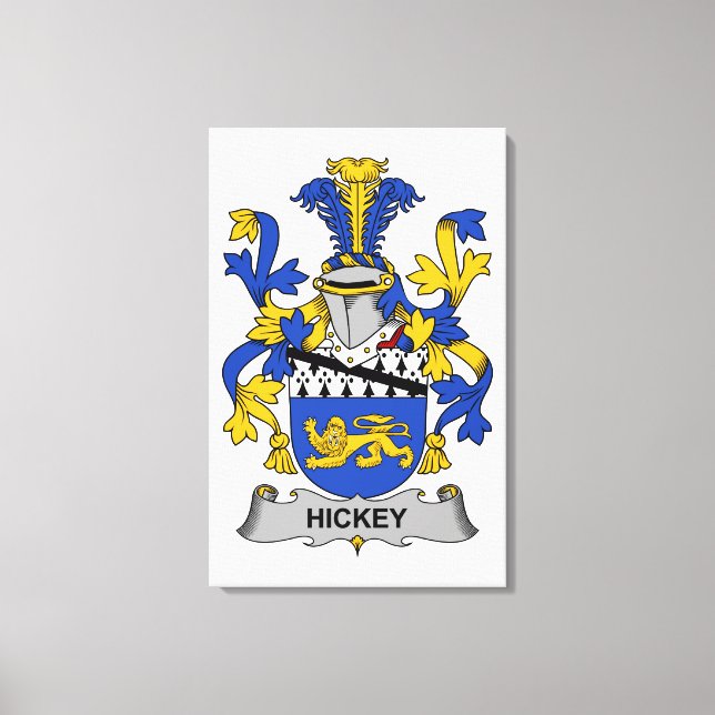 Toile Hickey Family Crest (Recto)
