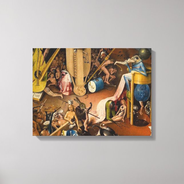 Toile Hieronymus Bosch-Le Jardin de l'Enfer (Recto)
