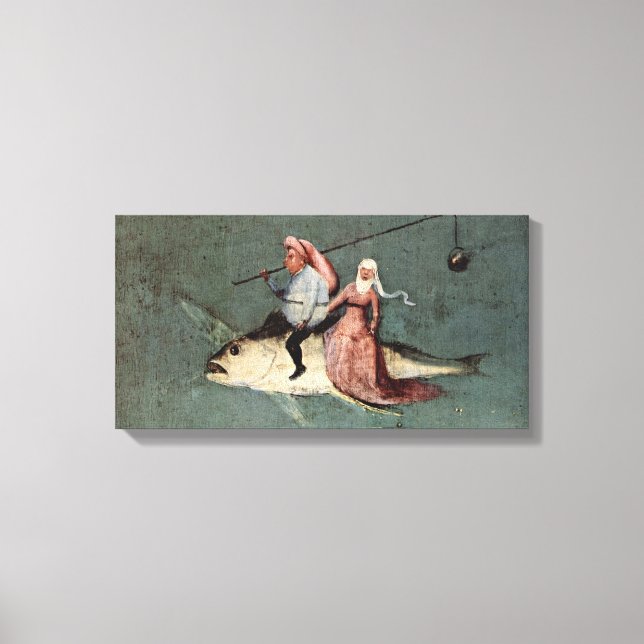 Toile Hieronymus Bosch - Tentation de Saint Antoine (Recto)