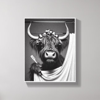 Toile Highland Heifer