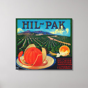 Toile Hil PAK LabelLindsay orange, CA