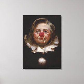 Toile Hillary Clinton Clown par Tony Pro
