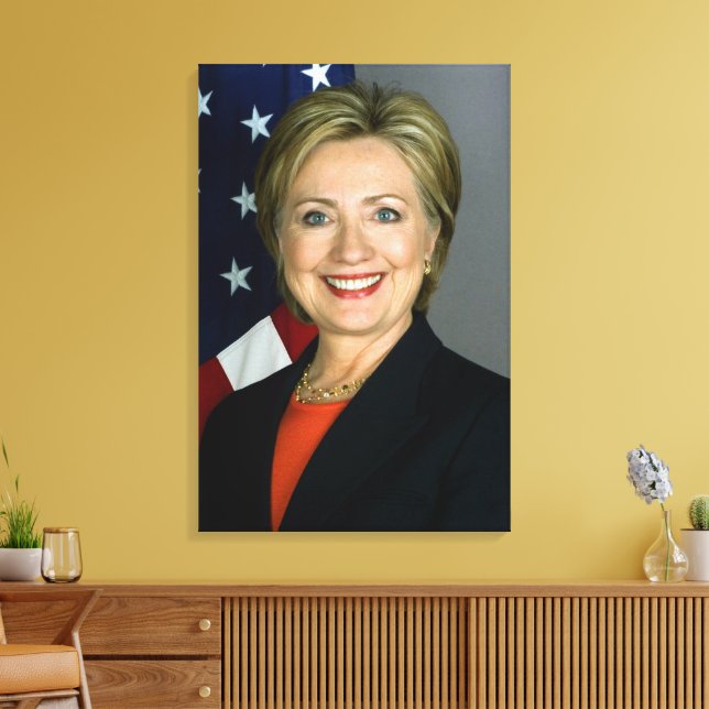 Toile Hillary Clinton Première dame et secrétaire d'État (Insitu(Salon))