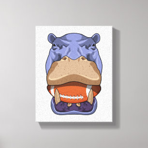 Toile Hippo à Football Sports