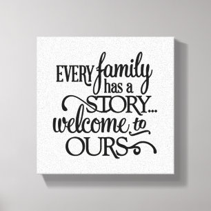 Toile Histoire familiale