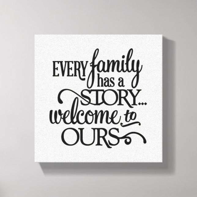 Toile Histoire familiale (Recto)