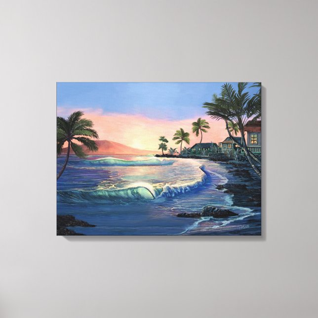 Toile Historique Lahaina Town Canvas Imprimer (Recto)