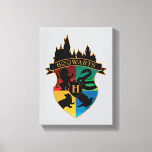 Toile HoGWARTS™ Castle Crest House Insigne de fierté