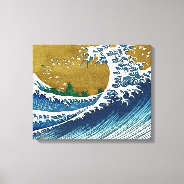 Toile Hokusai Big Wave Japon Art japonais (Recto)