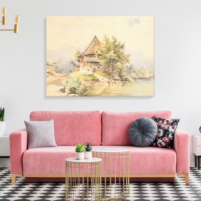 Toile Holzhütte am See - Carl Lafite (Insitu(Salon))