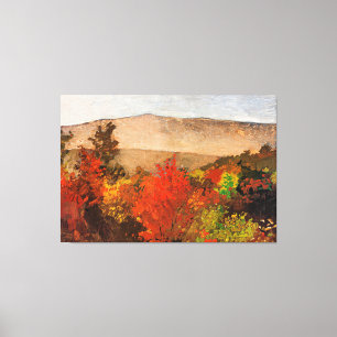 Toile Homer - Arbres d'automne, célèbre peinture