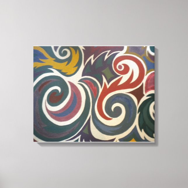 Toile Hommage à William Morris (Recto)