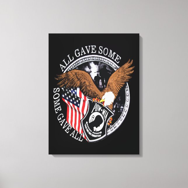 Toile Hommage aux aigle des guerres militaires patriotiq (Recto)