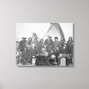 Toile Hommes blancs (Buffalo Bill y compris) et Lakota 2