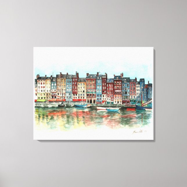 Toile Honfleur (Recto)