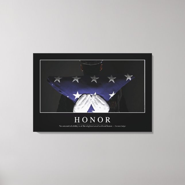 Toile Honneur : Citation Inspirationnelle (Recto)