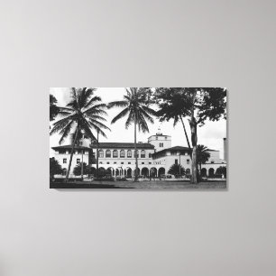 Toile Honolulu, vue d'Hawaï de bâtiment fédéral et