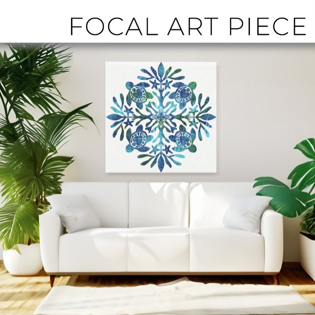 Toile Honu (tortue de mer) (Créateur téléchargé)