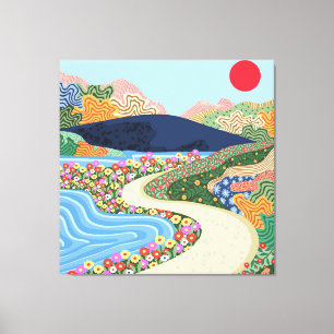 Toile Horizon apaisant