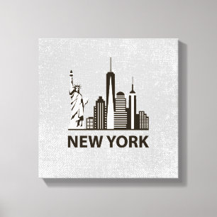 Toile Horizon de New York City   NYC