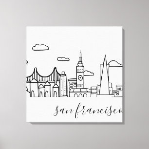 Toile Horizon de San Francisco