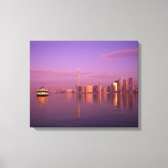 Toile Horizon de Toronto, Ontario, Canada (Recto)